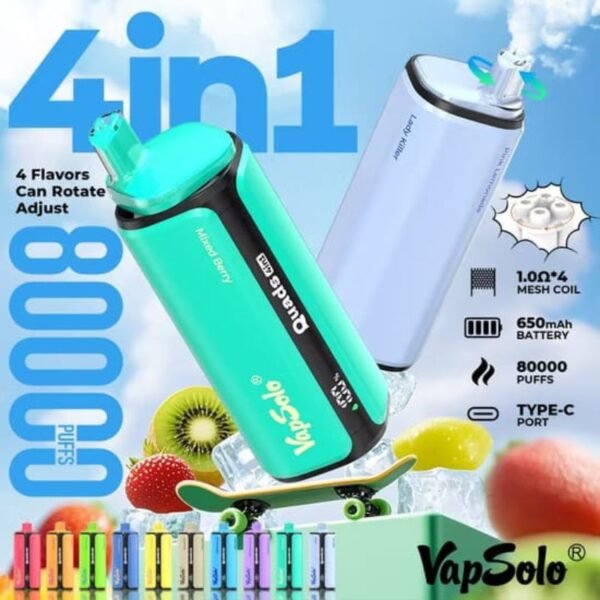 1 (2) Vapsolo Quads 80k