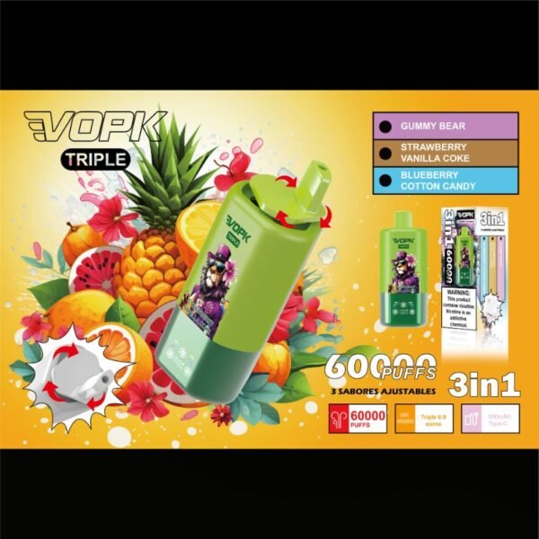 Vopk Triple 60k Disposable Vape 10-Pack