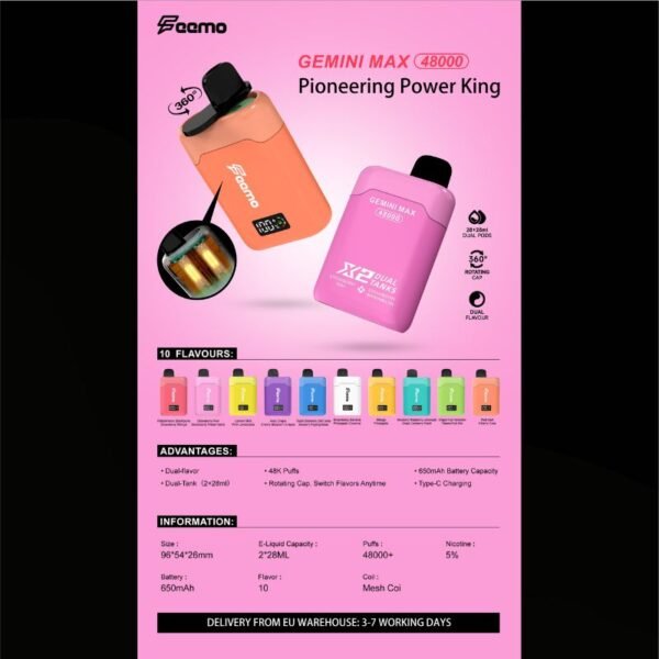 Feemo Gemini Max 48k